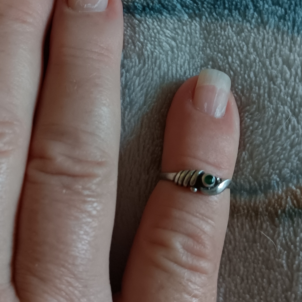 Delicate sterling ring